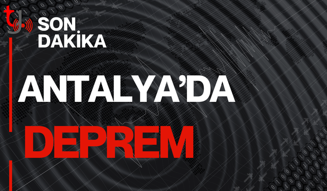 Antalya'da 4,3 büyüklüğünde deprem