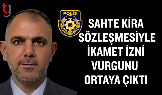 Muhtar sahte ikamet izni dosyasında tutuklandı