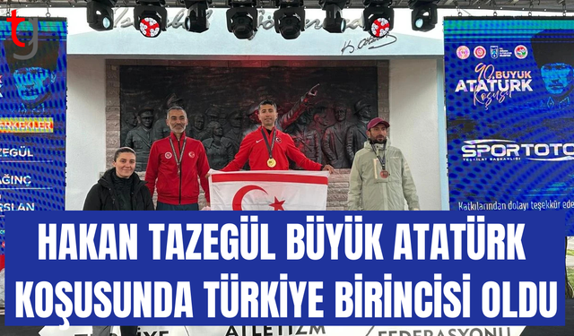 Hakan Tazegül Büyük Atatürk Koşusunda Türkiye Birincisi Oldu