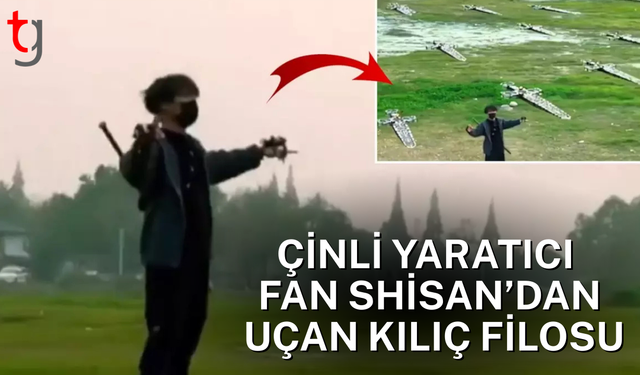 Uçan kılıç filosuyla teknoloji sınırlarını zorlayan çinli içerik üreticisi