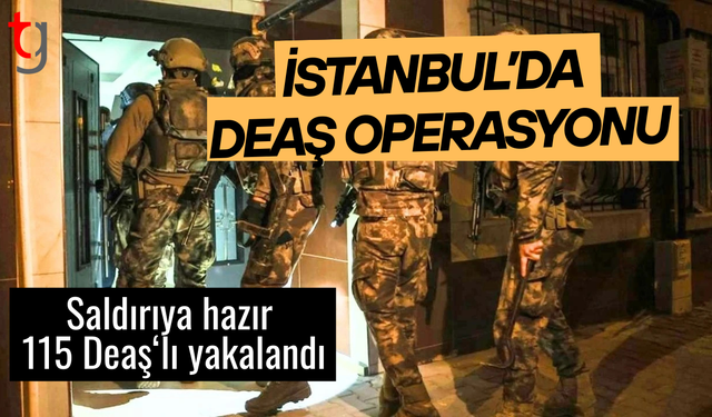 İstanbul'da DEAŞ'a yönelik yılbaşı operasyonu