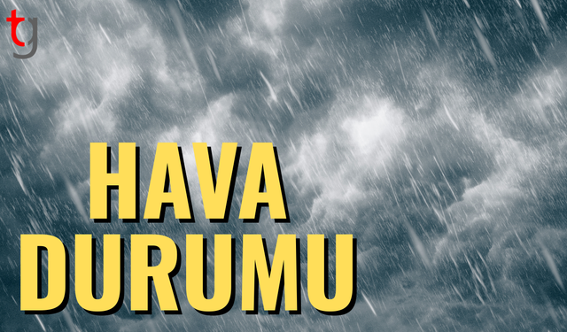 Bölge genelinde sağanak yağış uyarısı