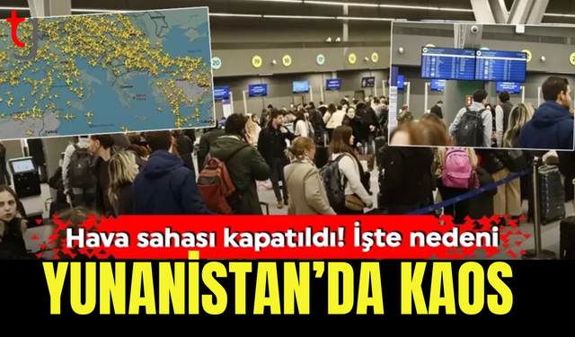 Yunanistan'da tüm havalanları frekans sorunları nedeniye kapatıldı