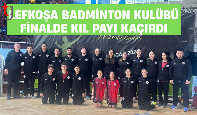 Lefkoşa Badminton Kulübü 1. Lig’e yükselme şansını son anda kaybetti.