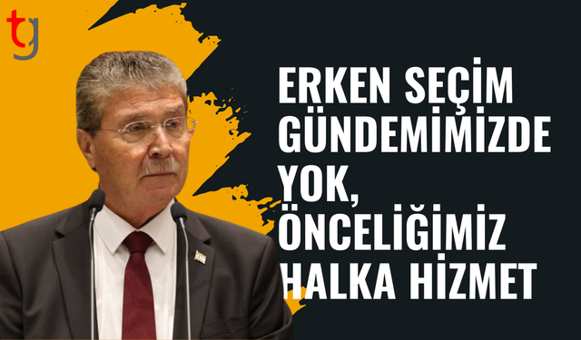 Üstel erken seçim tartışmalarına kapıyı kapattı