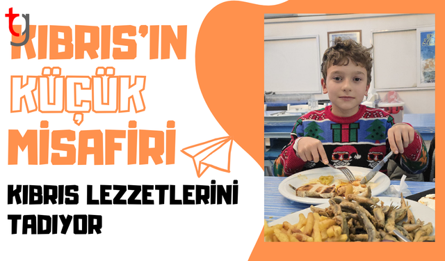 Taha Kadem Kaya Kıbrıs lezzetlerini tadıyor