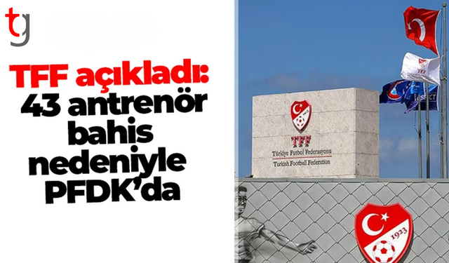 Bahis soruşturmasında 43 antrenör PFDK'ya sevk edildi