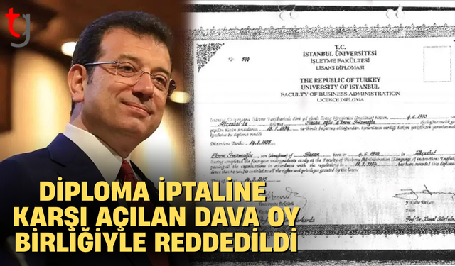 Ekrem İmamoğlu’nun diploma iptaline karşı açtığı dava reddedildi