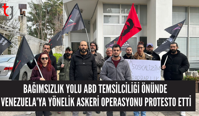 Bağımsızlık Yolu’ndan ABD Temsilciliği önünde Venezuela eylemi