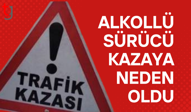 Gazimağusa’da alkollü sürücü kazaya neden oldu