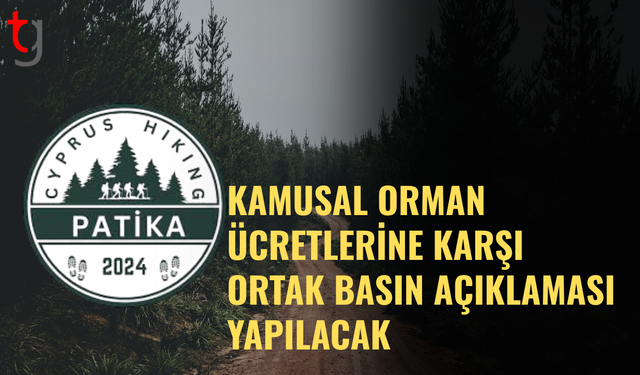 Kamusal orman ücretlerine karşı ortak basın açıklaması