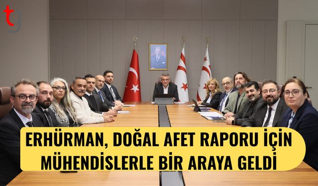 Cumhurbaşkanı Erhürman, inşaat mühendisleri odası ile görüştü