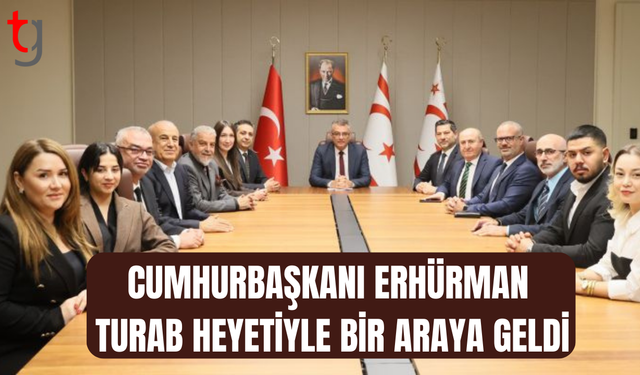 Cumhurbaşkanı Erhürman iş dünyası temsilcileriyle görüştü