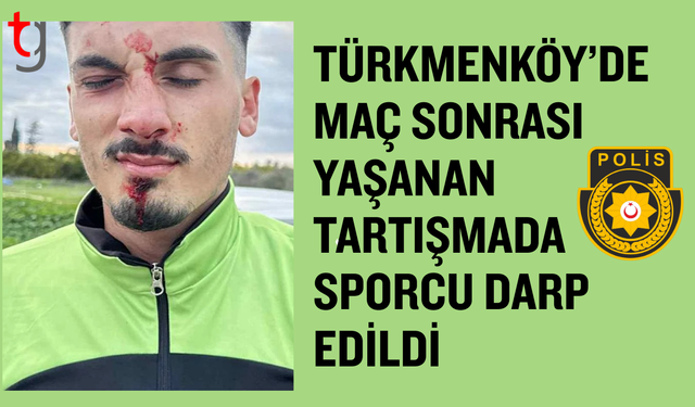Türkmenköy’de futbol maçı sonrası yaşanan tartışmada sporcu darbedildi