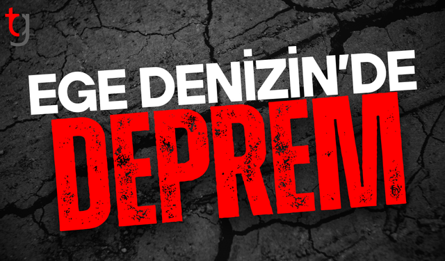 Ege Denizi'nde 4 büyüklüğünde deprem