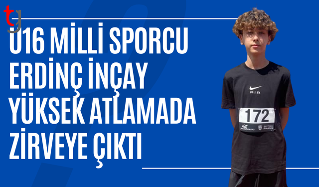 U16 milli atlet Erdinç İnçay bursa’da en iyi derecesini geliştirdi
