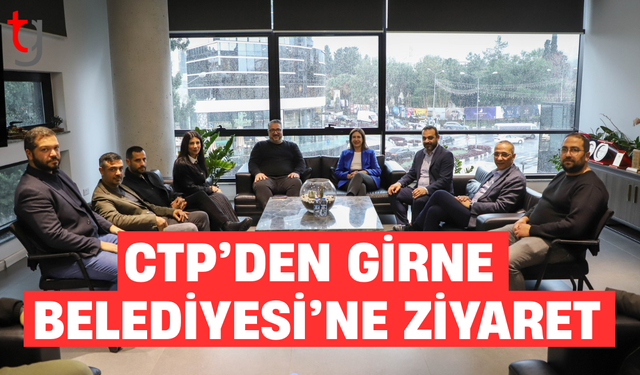 Cumhuriyetçi Türk Partisi, Girne Belediyesi’ne ziyaret gerçekleştirdi.