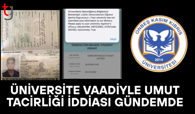 Üniversite vaadiyle umut tacirliği iddiası gündemde