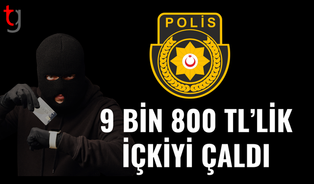 Gazimağusa’da bir şişe içkiyi ödeme yapmadan aldı