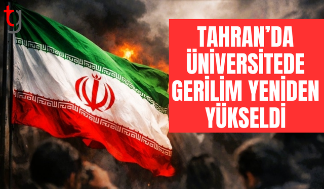 Tahran’da üniversite kampüsünde rejim karşıtı protesto