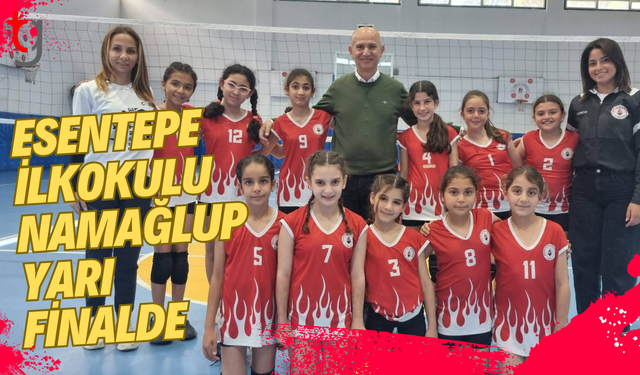 Esentepe İlkokulu yarı finale adını namağlup yazdırdı