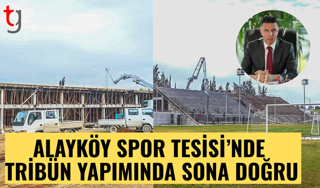 Alayköy Spor Tesisi’nde tribünler uzay çatıyla kapatılacak