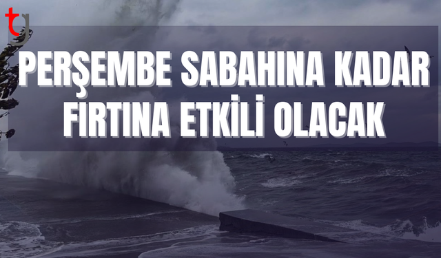 Meteoroloji’den karada ve denizde fırtına uyarısı