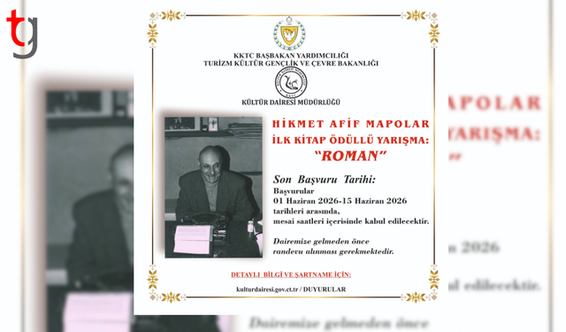 Kültür Dairesi’nden Hikmet Afif Mapolar ilk kitap yarışması çağrısı