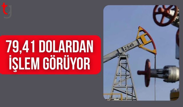 Brent petrolün varili 79,41 dolardan işlem görüyor
