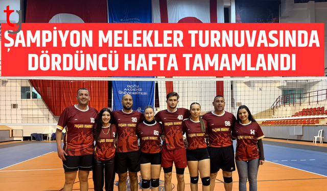 DAÜ Şampiyon Melekler voleybol anı turnuvasında heyecan yükseldi