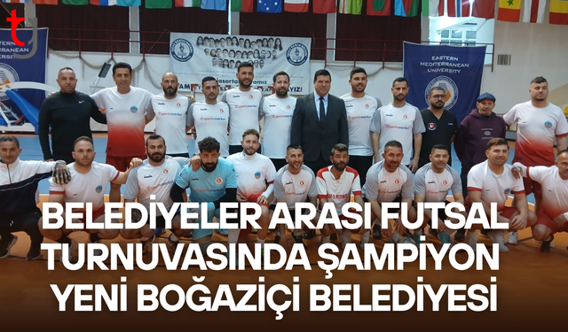 Belediyeler arası futsal turnuvası tamamlandı