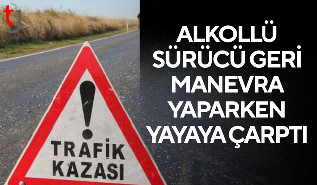 Alkollü sürücünün çarptığı yaya yaralandı