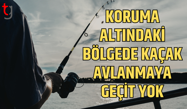 Daimi surette balık avlanması yasak bölgede avlanan şahsa ceza kesildi