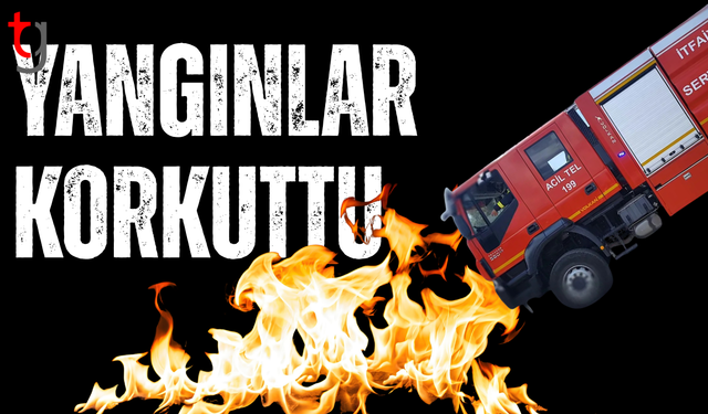 KKTC’de peş peşe yangınlar: Araçlar ve restoran zarar gördü