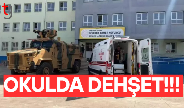 Şanlıurfa’da lisede silahlı saldırı: 16 yaralı, saldırgan int*har etti
