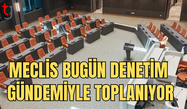 Meclis bugün denetim gündemiyle toplanıyor