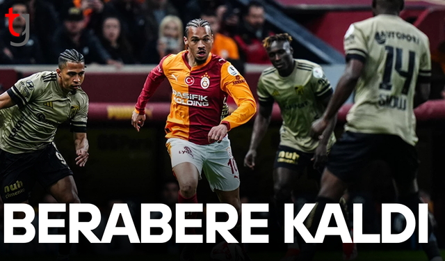 Galatasaray evinde puan kaybetti