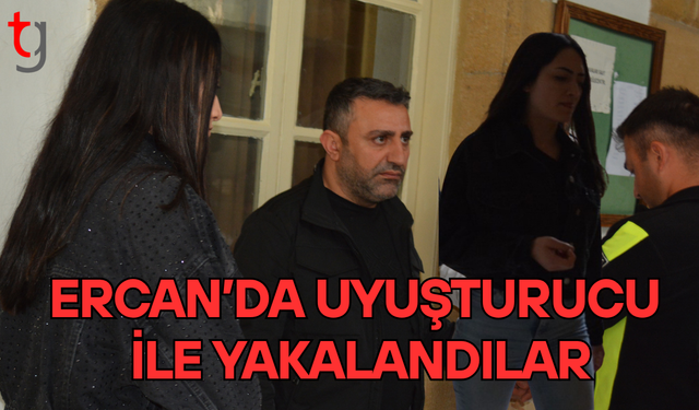 Ercan Havalimanı’nda uy*şturucu ile yakalanan 3 zanlı tutuklandı