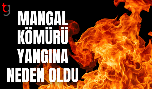 Tepebaşı’nda garaj yangını: Kömürler faciaya yol açtı