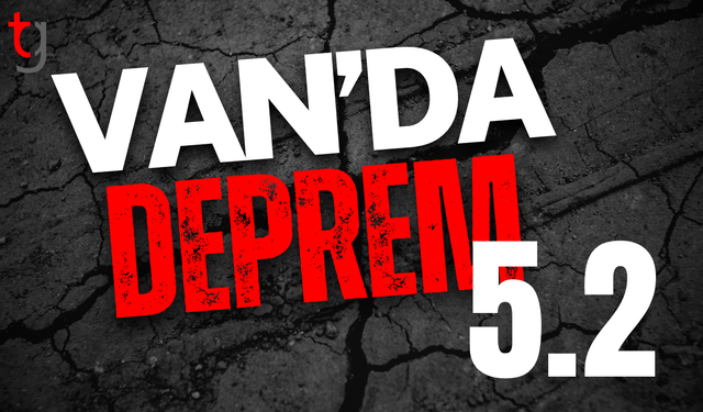 Van’da hissedilen deprem paniğe neden oldu