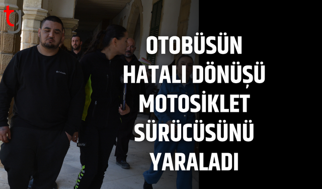 Otobüs sürücüsünün dikkatsiz manevrası kazaya neden oldu
