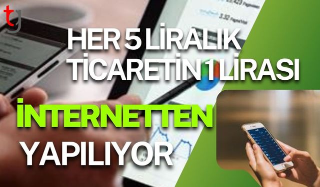 Her 5 Liralık Ticaretin 1 Lirası İnternetten Yapılıyor