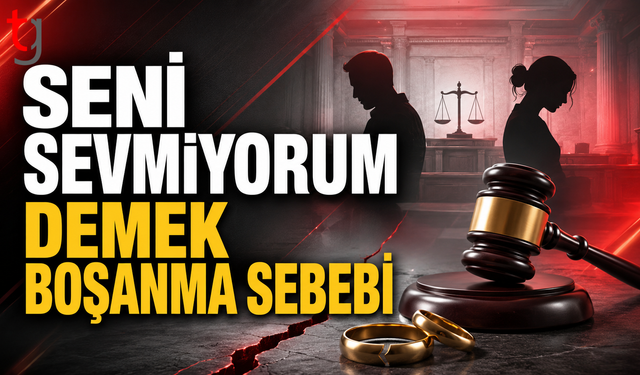 “Seni Sevmiyorum” Sözü Boşanma Nedeni