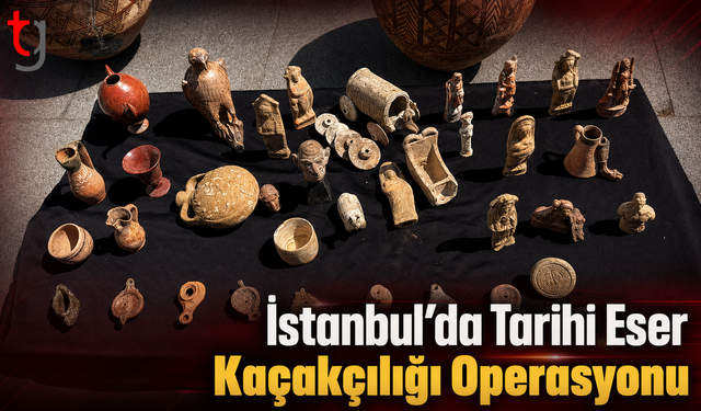İstanbul’da Tarihi Eser Kaçakçılığı Operasyonu: 10 Bin 185 Eser Ele Geçirildi