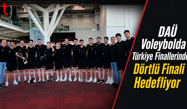 DAÜ Voleybolda Türkiye Finallerinde Dörtlü Finali Hedefliyor