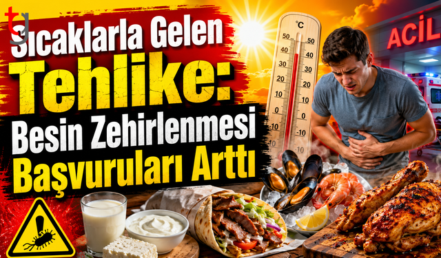 Sıcaklarla Gelen Tehlike: Besin Zehirlenmesi Başvuruları Arttı