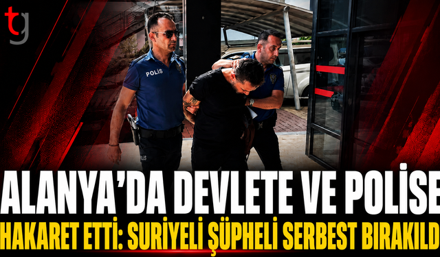 Alanya’da Devlete ve Polise Hakaret Etti: Suriyeli Şüpheli Serbest Bırakıldı