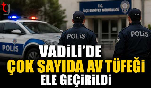 Vadili’de Ev ve Ağılda Silah ile Metal Dedektörü Ele Geçirildi