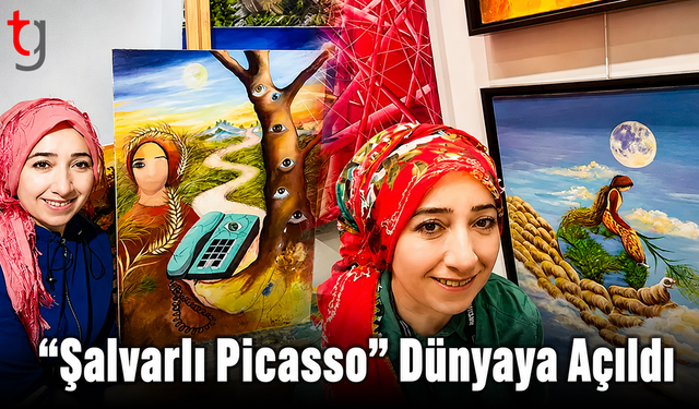 “Şalvarlı Picasso” Dünyaya Açıldı: Kömürden Boya, Saçından Fırça Yaptı