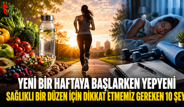 Yeni Haftaya Sağlıklı Başlangıç: Yepyeni Bir Düzen İçin Dikkat Edilmesi Gereken 10 Şey